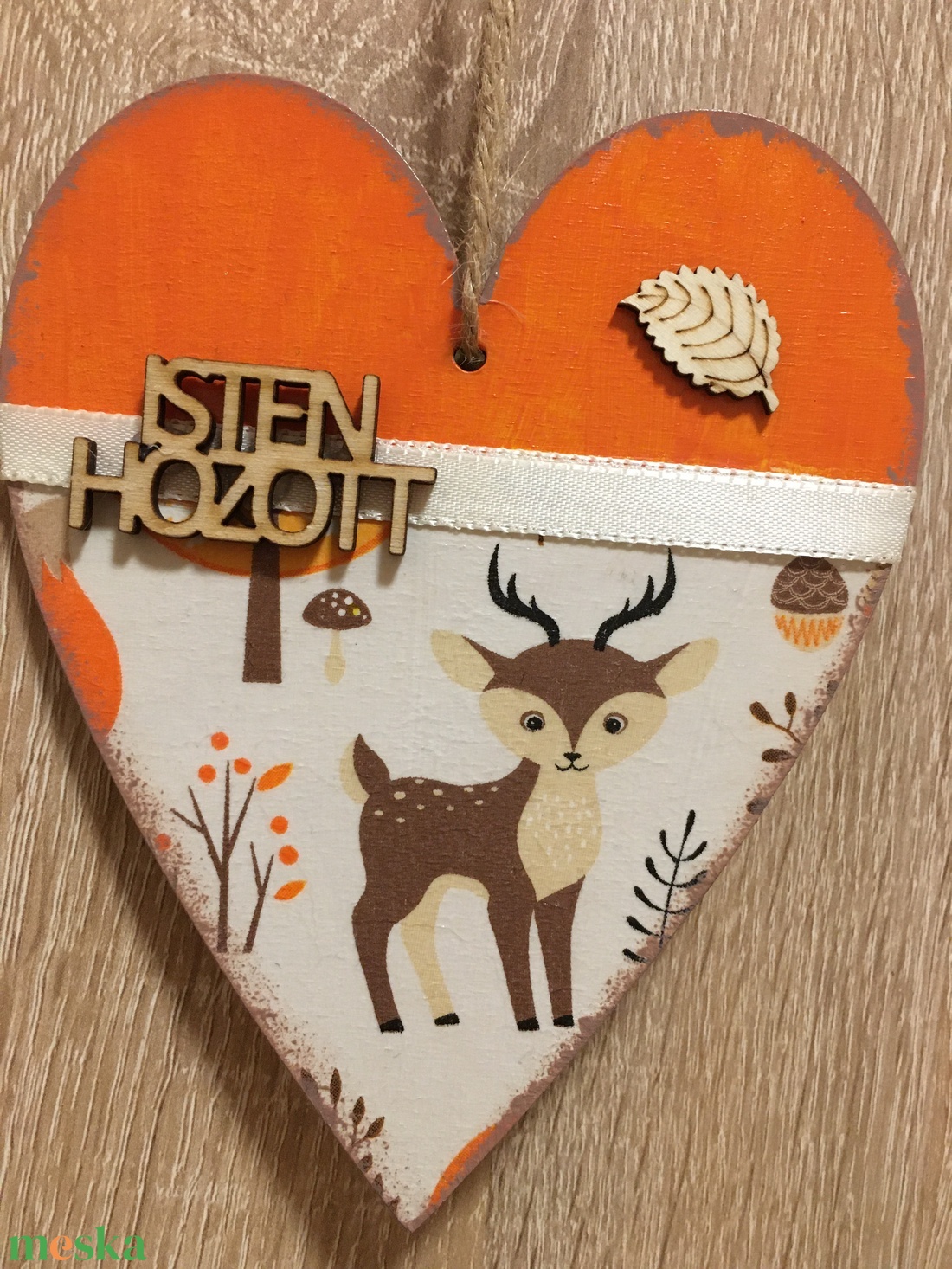 Őszi hangulatú szív isten hozott felirattal - otthon & életmód - dekoráció - fali és függő dekoráció - falra akasztható dekor - Meska.hu Őszi hangulatú szív isten hozott felirattal - otthon & életmód - dekoráció - fali és függő dekoráció - falra akasztható dekor - Meska.hu