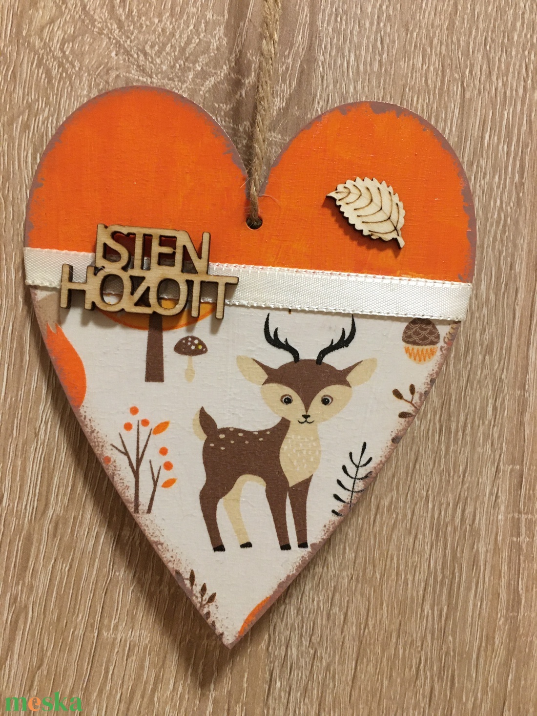 Őszi hangulatú szív isten hozott felirattal - otthon & életmód - dekoráció - fali és függő dekoráció - falra akasztható dekor - Meska.hu Őszi hangulatú szív isten hozott felirattal - otthon & életmód - dekoráció - fali és függő dekoráció - falra akasztható dekor - Meska.hu