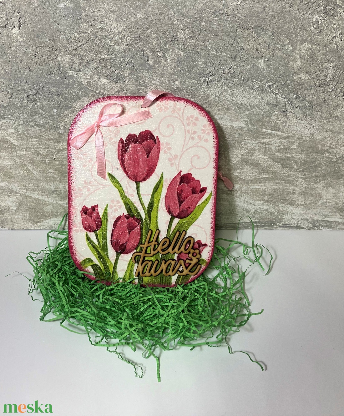 Tulipános ajtódísz - otthon & életmód - dekoráció - ajtó- és ablak dekoráció - ajtódísz & kopogtató - Meska.hu Tulipános ajtódísz - otthon & életmód - dekoráció - ajtó- és ablak dekoráció - ajtódísz & kopogtató - Meska.hu