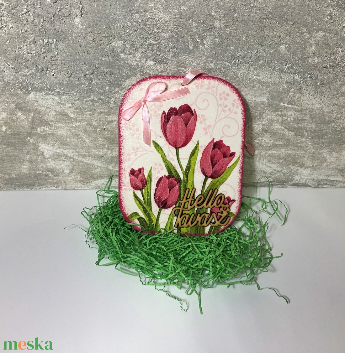 Tulipános ajtódísz - otthon & életmód - dekoráció - ajtó- és ablak dekoráció - ajtódísz & kopogtató - Meska.hu Tulipános ajtódísz - otthon & életmód - dekoráció - ajtó- és ablak dekoráció - ajtódísz & kopogtató - Meska.hu
