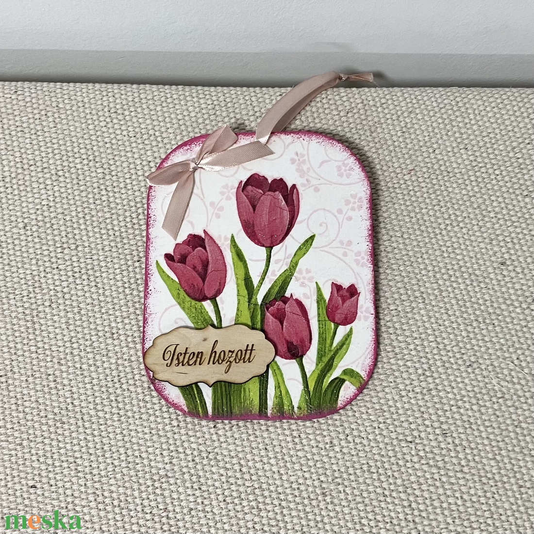 Tulipános ajtókopogtató - otthon & életmód - dekoráció - ajtó- és ablak dekoráció - ajtódísz & kopogtató - Meska.hu Tulipános ajtókopogtató - otthon & életmód - dekoráció - ajtó- és ablak dekoráció - ajtódísz & kopogtató - Meska.hu