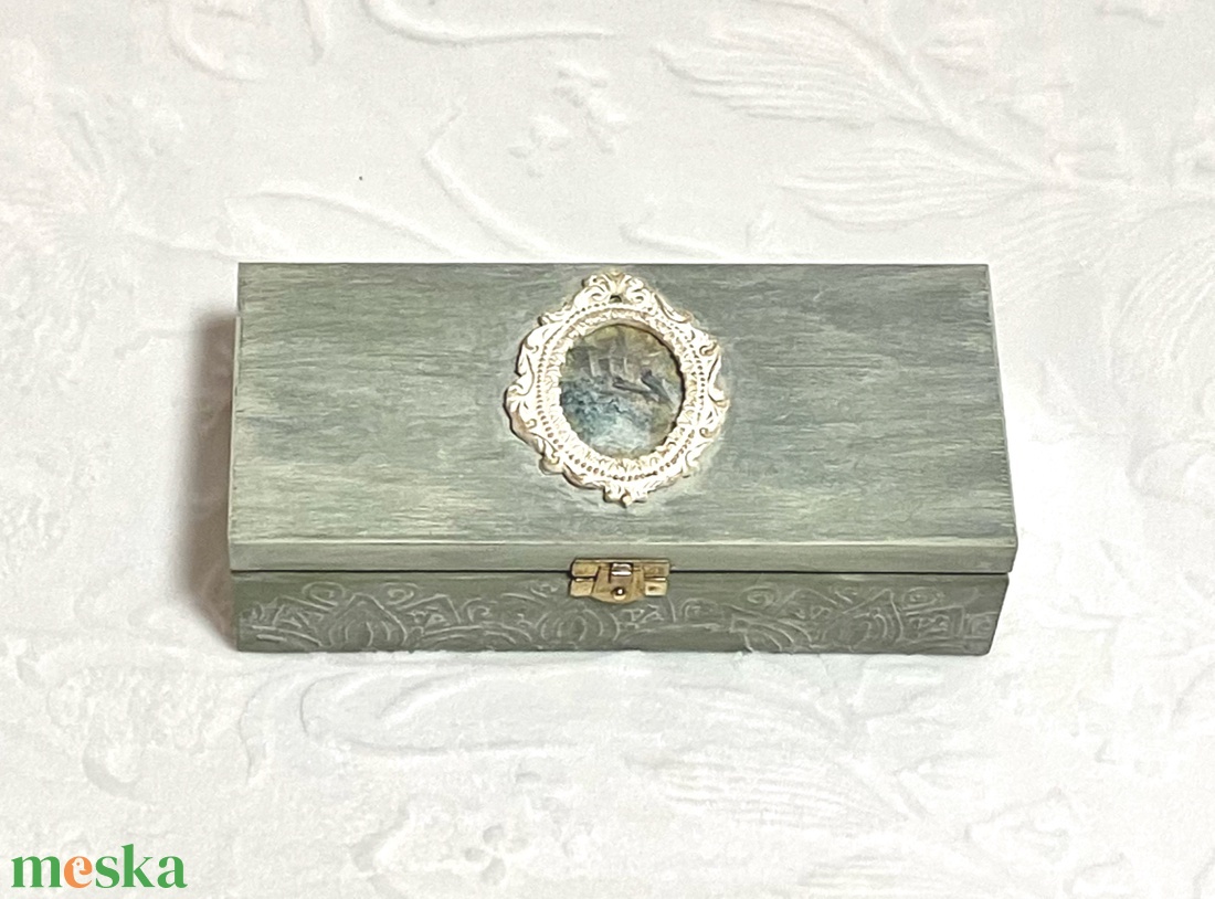 Antik hatású pénzátadó / ajándékátadó doboz esküvőre - nászajándék - esküvő - emlék & ajándék - nászajándék - esküvői pénzátadó doboz - Meska.hu