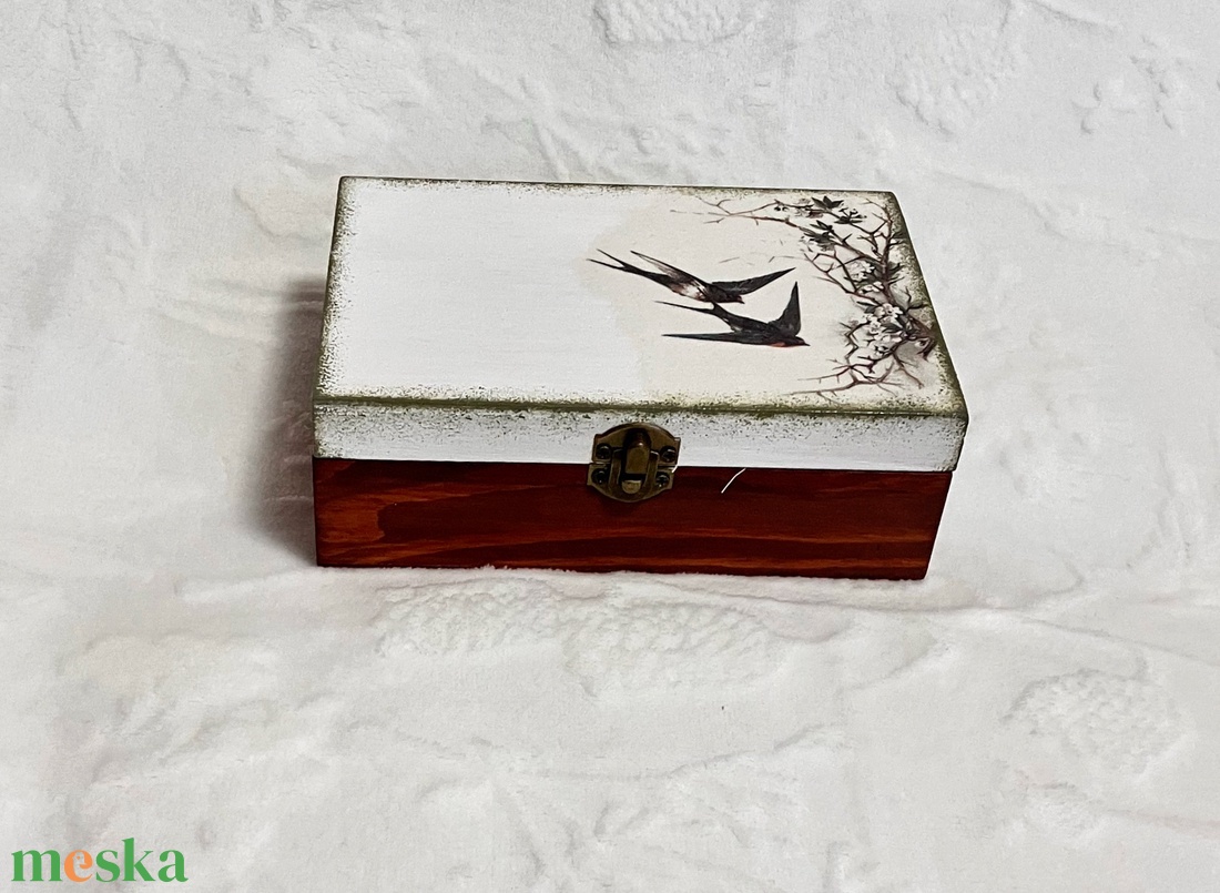 Madaras pénzátadó doboz - esküvő - emlék & ajándék - nászajándék - esküvői pénzátadó doboz - Meska.hu