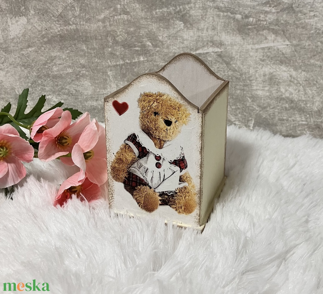 Macis tolltartó- fa ceruzatartó - otthon & életmód - papír, írószer - tolltartó & ceruzatekercs - Meska.hu