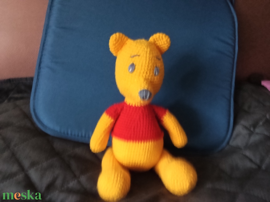 Horgolt Micimackó amigurumi plüssfigura - játék & sport - plüssállat & játékfigura - maci - Meska.hu