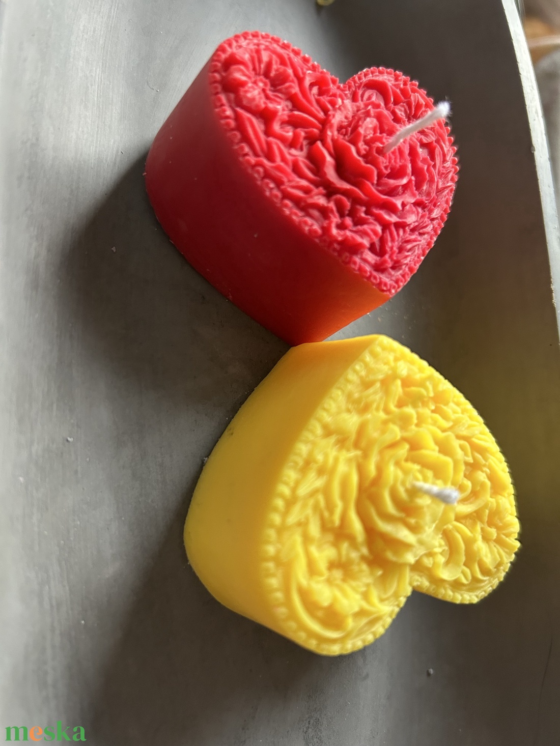 Rózsa mintás szív - otthon & életmód - gyertya, illat, aroma - gyertya - Meska.hu Rózsa mintás szív - otthon & életmód - gyertya, illat, aroma - gyertya - Meska.hu