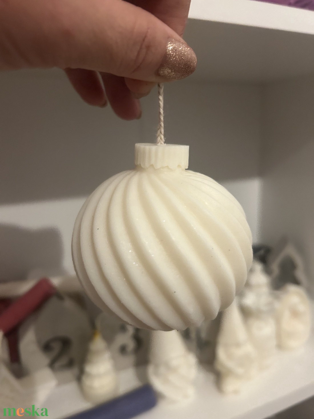 Karácsonyi gömb szójaviasz gyertya  - karácsony - karácsonyi lakásdekoráció - karácsonyi illatgyertya, mécses - Meska.hu Karácsonyi gömb szójaviasz gyertya  - karácsony - karácsonyi lakásdekoráció - karácsonyi illatgyertya, mécses - Meska.hu