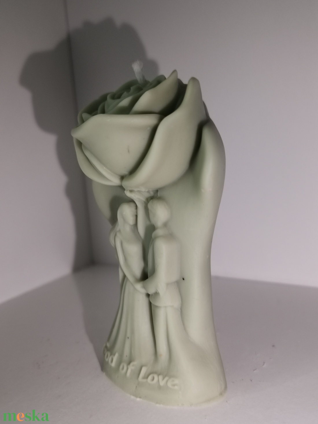 God of love  esküvői szójagyertya - esküvő - dekoráció - gyertya & gyertyatartó - Meska.hu