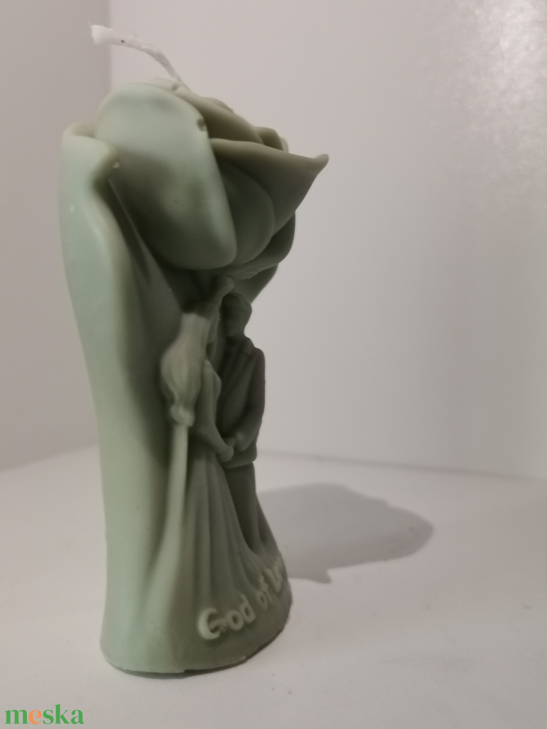 God of love  esküvői szójagyertya - esküvő - dekoráció - gyertya & gyertyatartó - Meska.hu