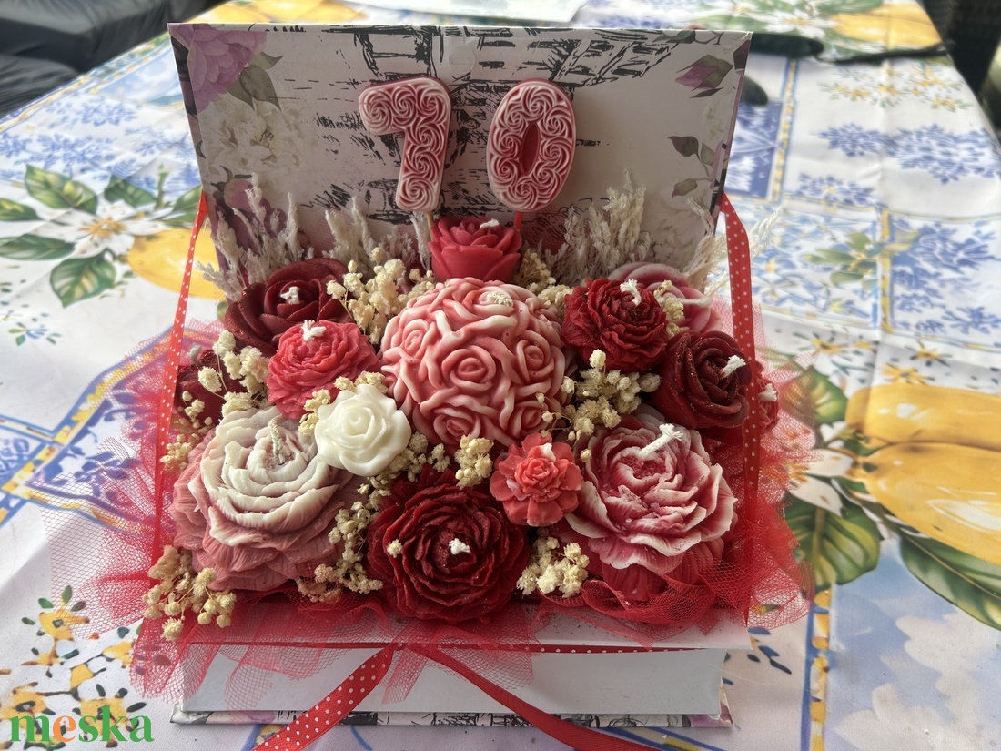 Születésnapi box  - otthon & életmód - gyertya, illat, aroma - gyertya - Meska.hu
