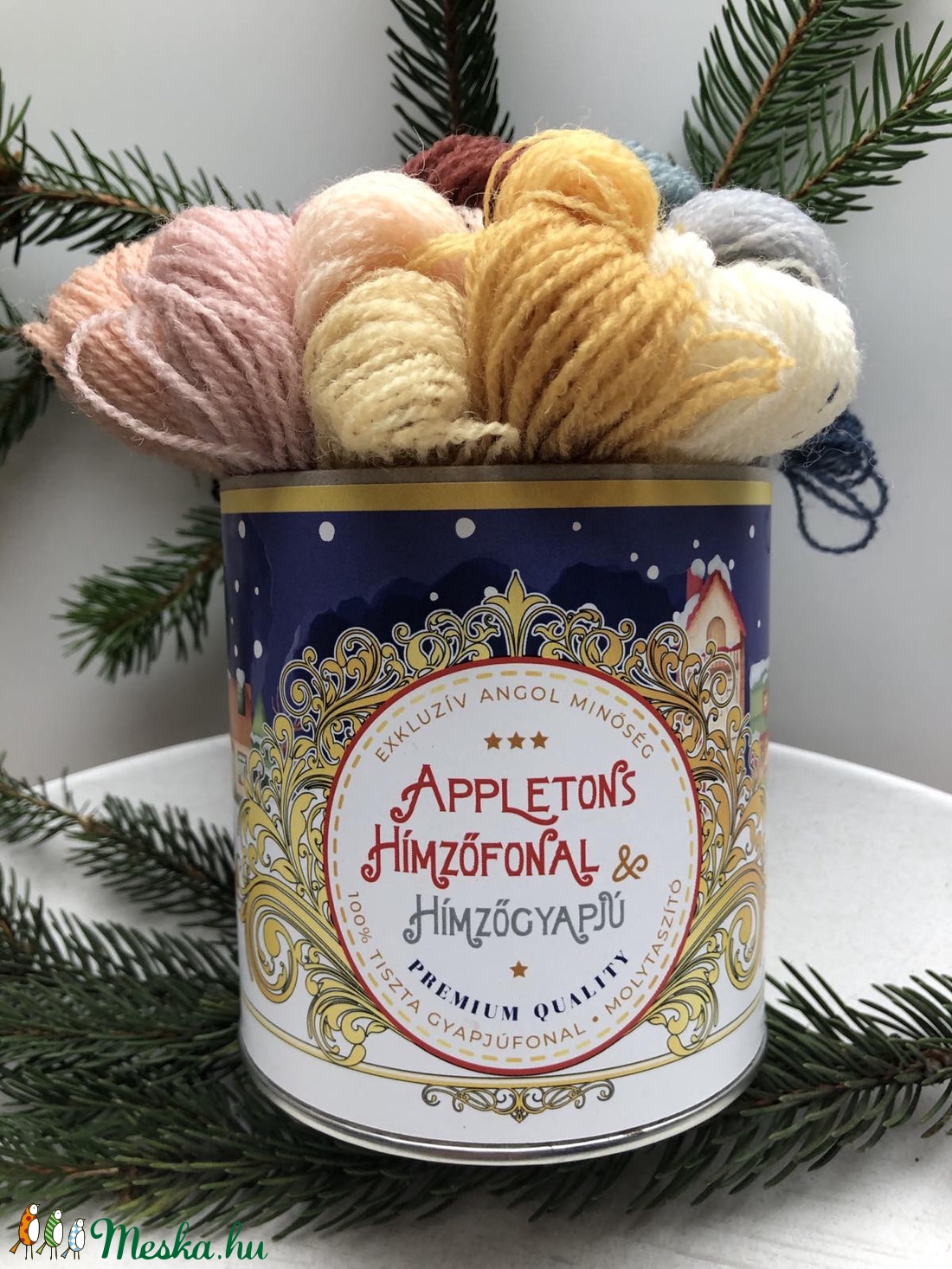 Karácsonyi angol minőségi gyapjú hímzőfonalak (Appletons) - exkluzív csomagolásban - otthon & életmód - lakástextil - varrókellék - Meska.hu Karácsonyi angol minőségi gyapjú hímzőfonalak (Appletons) - exkluzív csomagolásban - otthon & életmód - lakástextil - varrókellék - Meska.hu