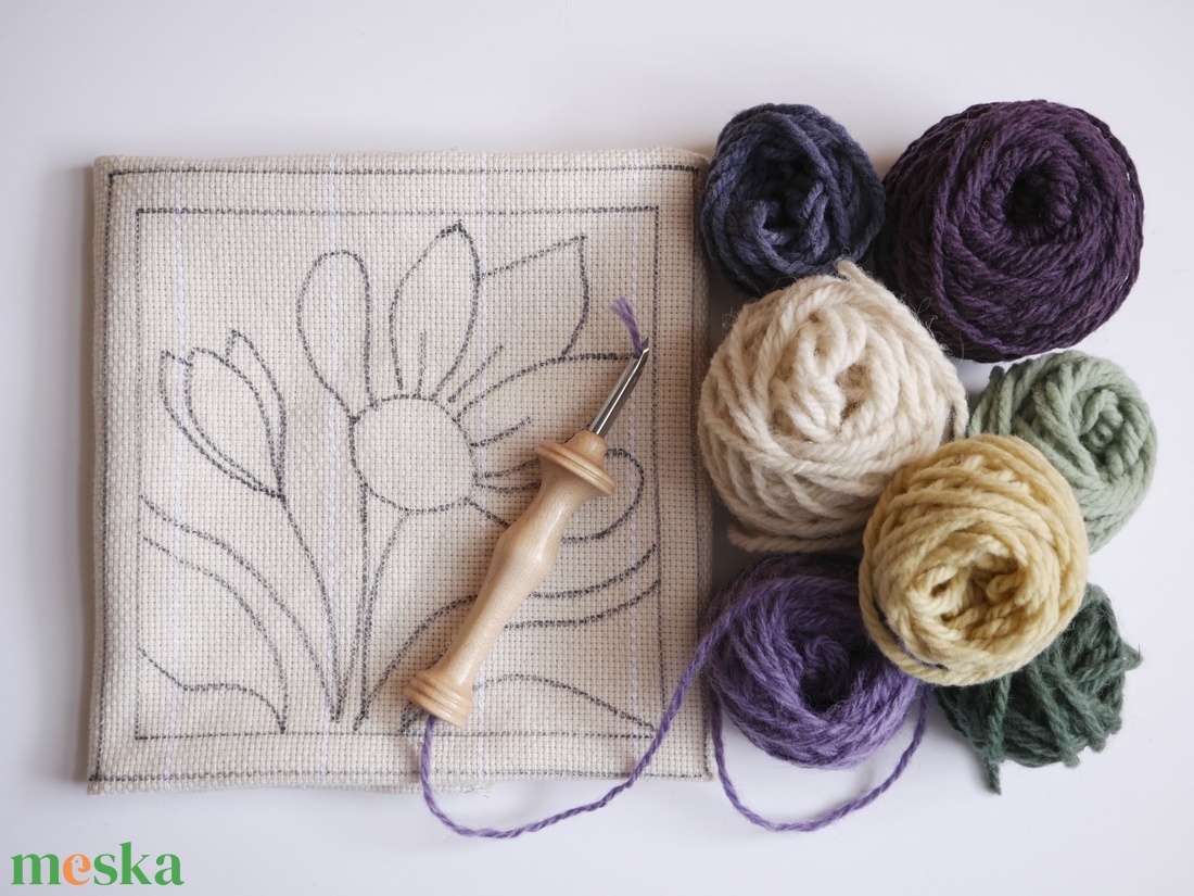 Krókusz virág csomag - punch needle használatához - diy (csináld magad) - egységcsomag - Meska.hu Krókusz virág csomag - punch needle használatához - diy (csináld magad) - egységcsomag - Meska.hu