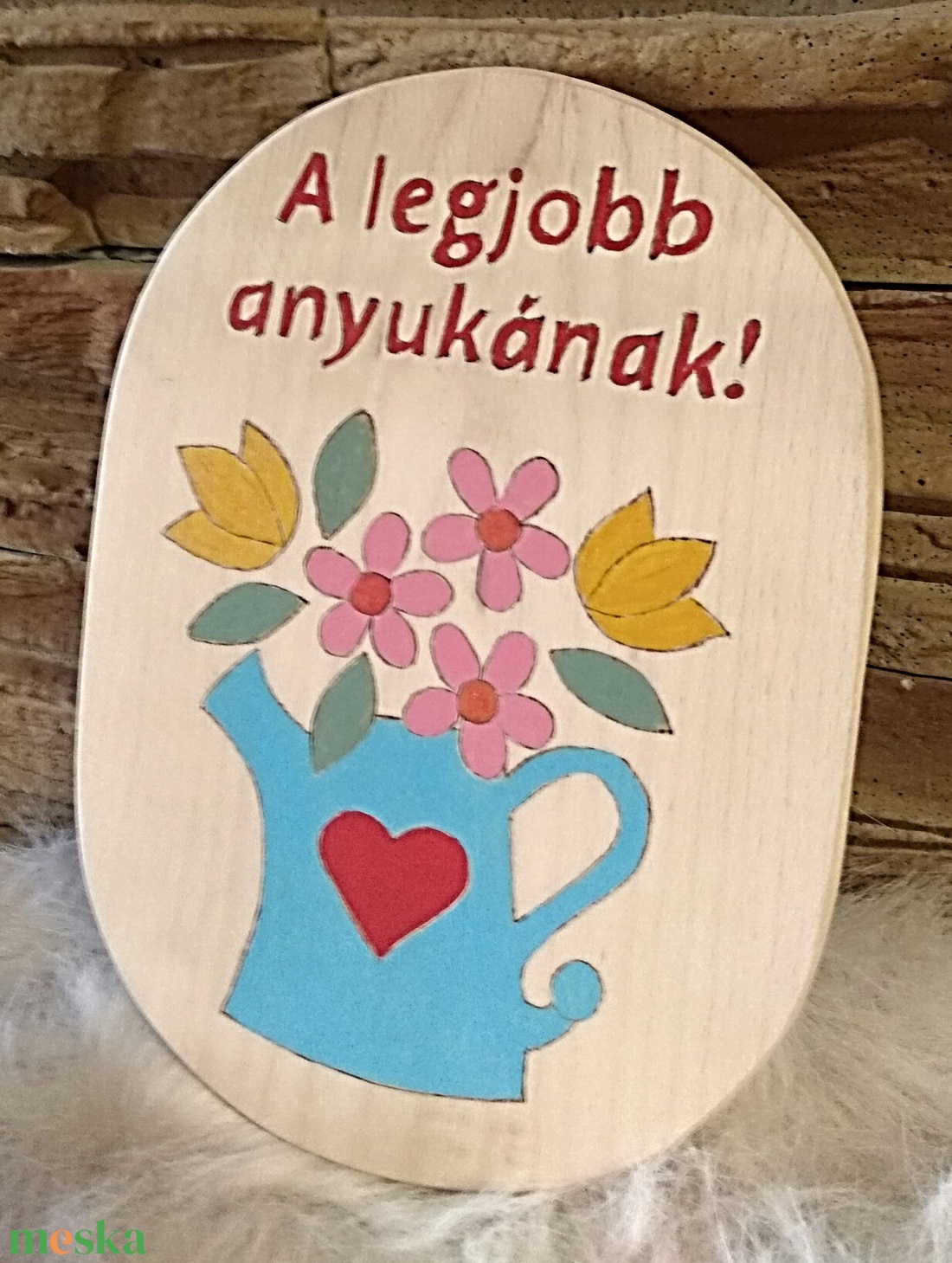 Anya köszöntő tábla - esküvő - emlék & ajándék - szülőköszöntő ajándék - Meska.hu