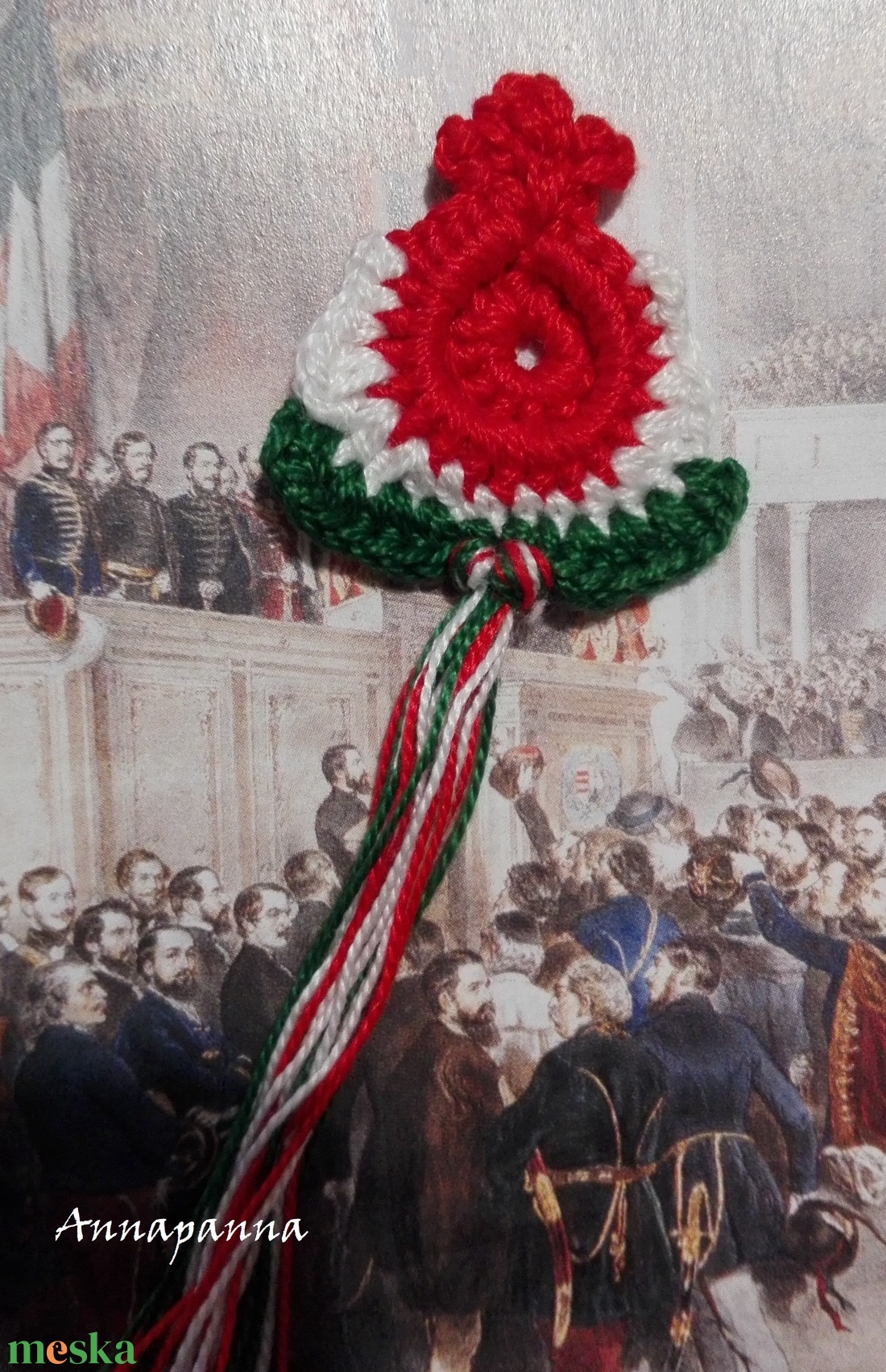 Kokárda - ékszer - kitűző és bross - kitűző - Meska.hu Kokárda - ékszer - kitűző és bross - kitűző - Meska.hu
