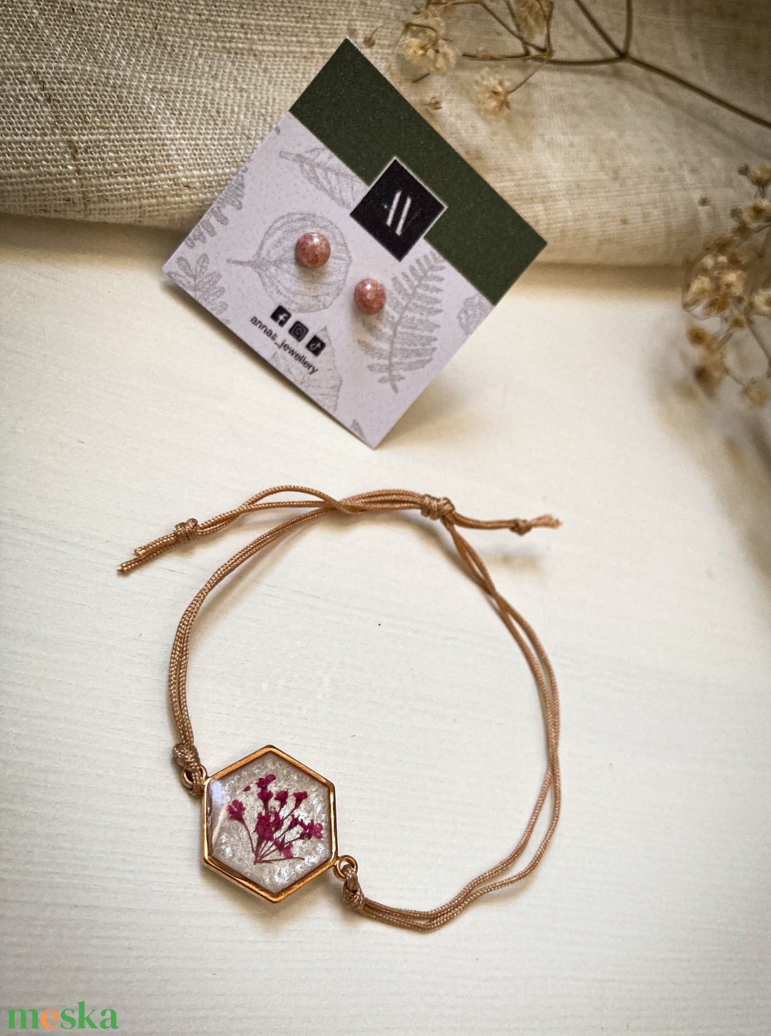 Pipacsos szett - Zsinórkarkötő, fülbevaló, könyvjelző - ékszer - ékszerszett - Meska.hu