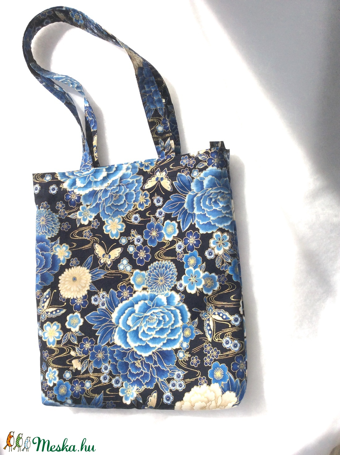 Virágos textil válltáska -  - Meska.hu