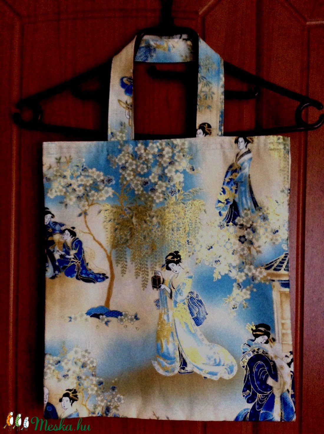 Különleges mintázatú szatyor,  mindennapos használatra - táska & tok - bevásárlás & shopper táska - shopper, textiltáska, szatyor - Meska.hu