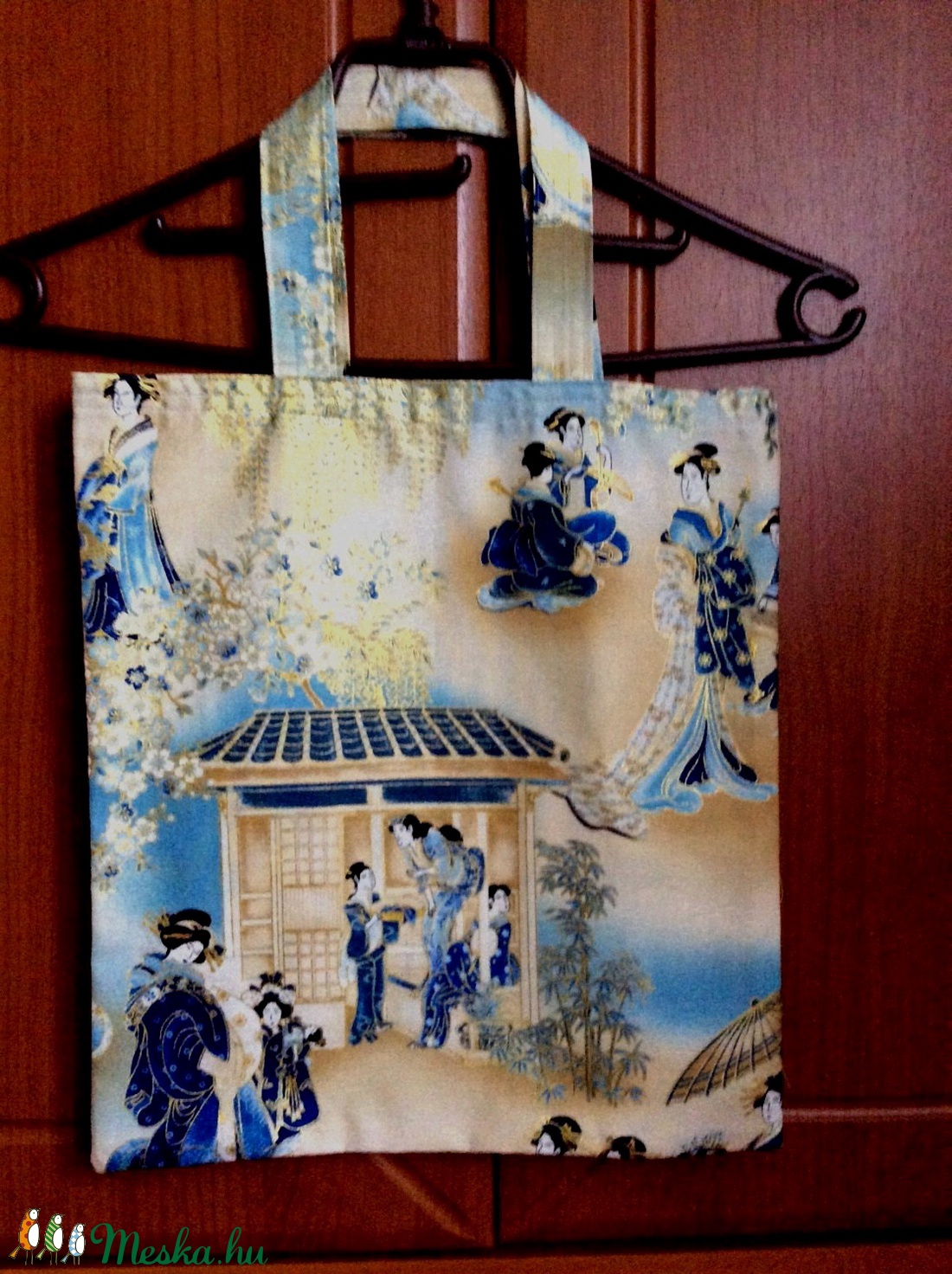 Különleges mintázatú szatyor,  mindennapos használatra - táska & tok - bevásárlás & shopper táska - shopper, textiltáska, szatyor - Meska.hu