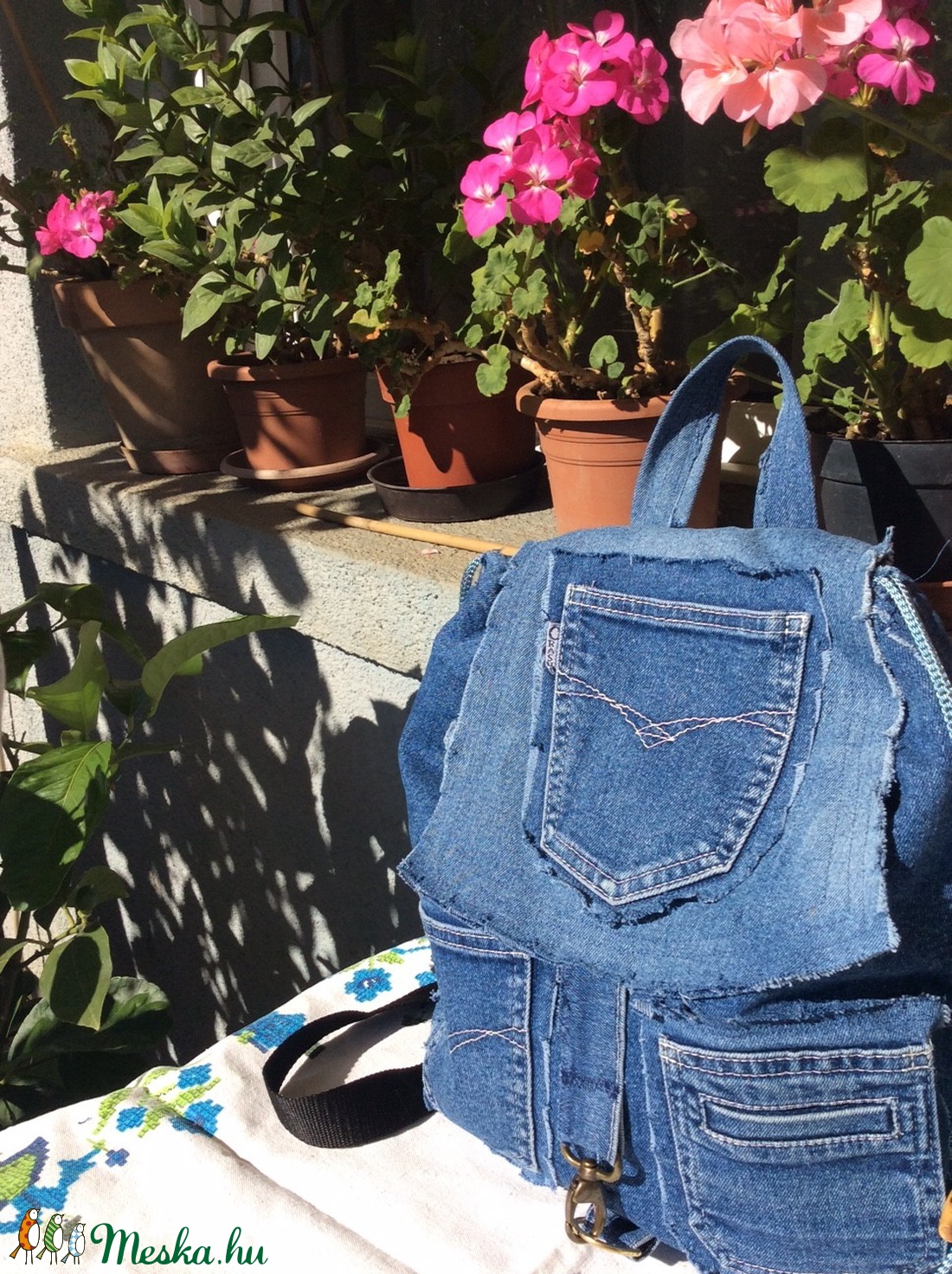 Farmer hátizsák újrahasznosított anyagból - táska & tok - hátizsák - hátizsák - Meska.hu