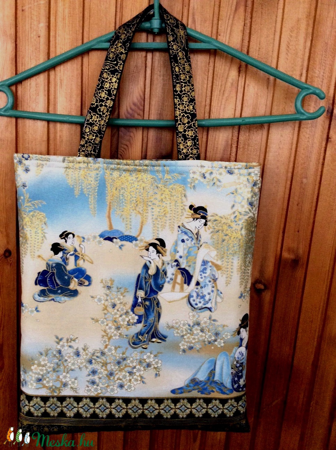 Különleges mintázatú textilből készült táska - táska & tok - kézitáska & válltáska - kézitáska - Meska.hu