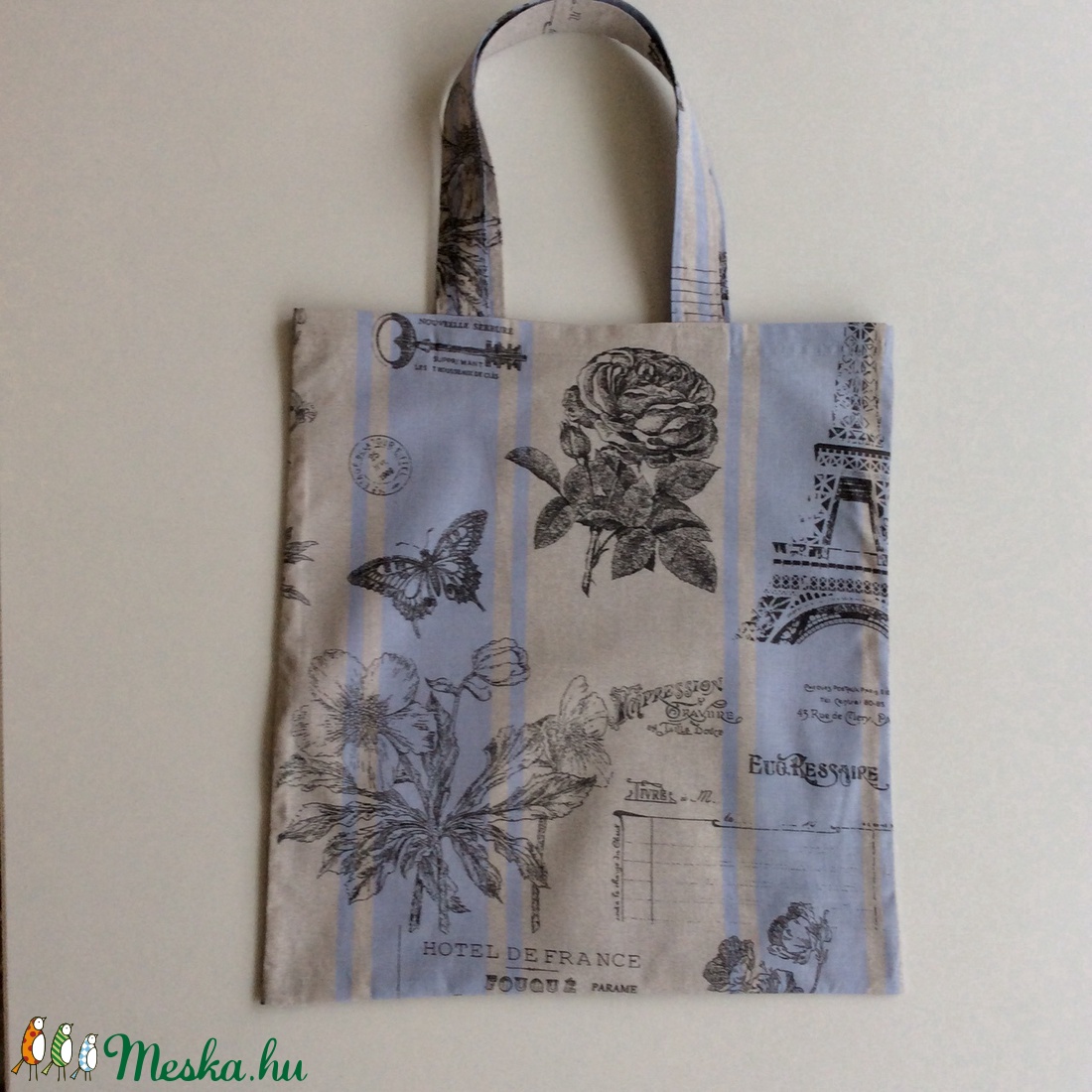 Kézi és vállravehető szatyor - táska & tok - bevásárlás & shopper táska - shopper, textiltáska, szatyor - Meska.hu
