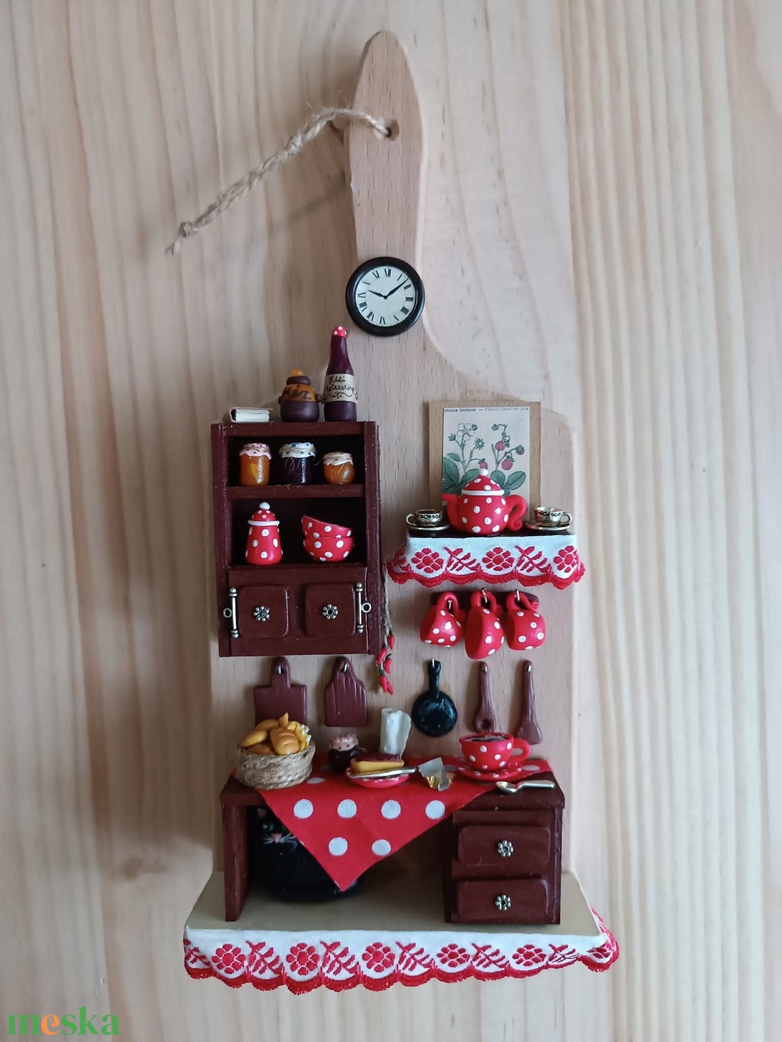 Reggeli a pöttyös konyhában lakásdekor, lakásdekoráció - otthon & életmód - dekoráció - dísztárgy - Meska.hu