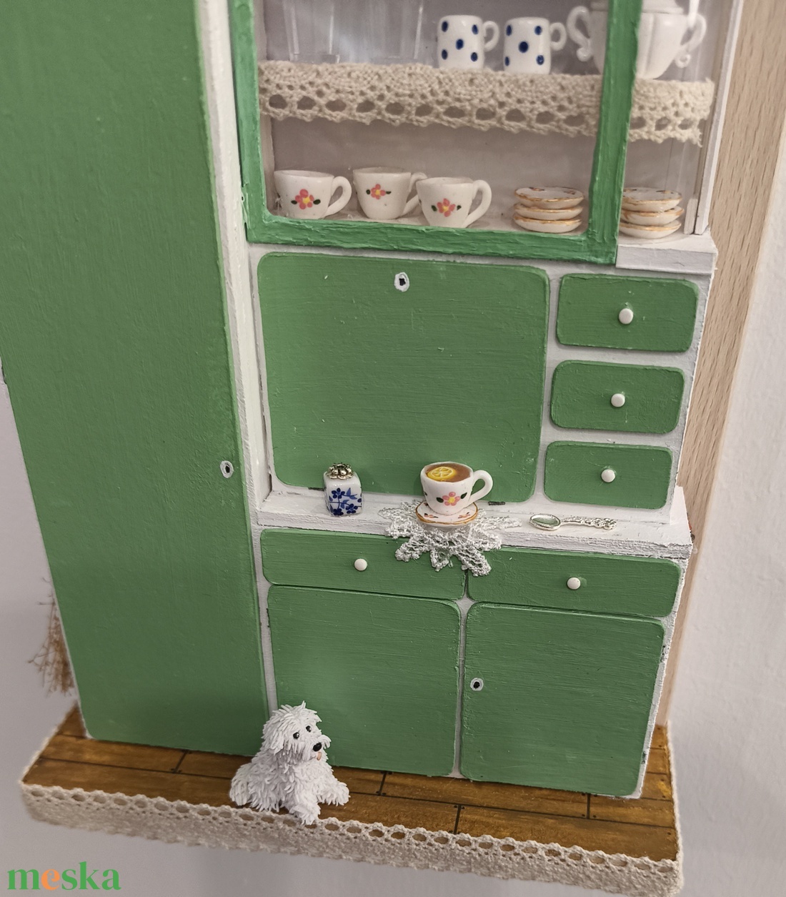 Miniatűr retro konyha - otthon & életmód - dekoráció - dísztárgy - Meska.hu