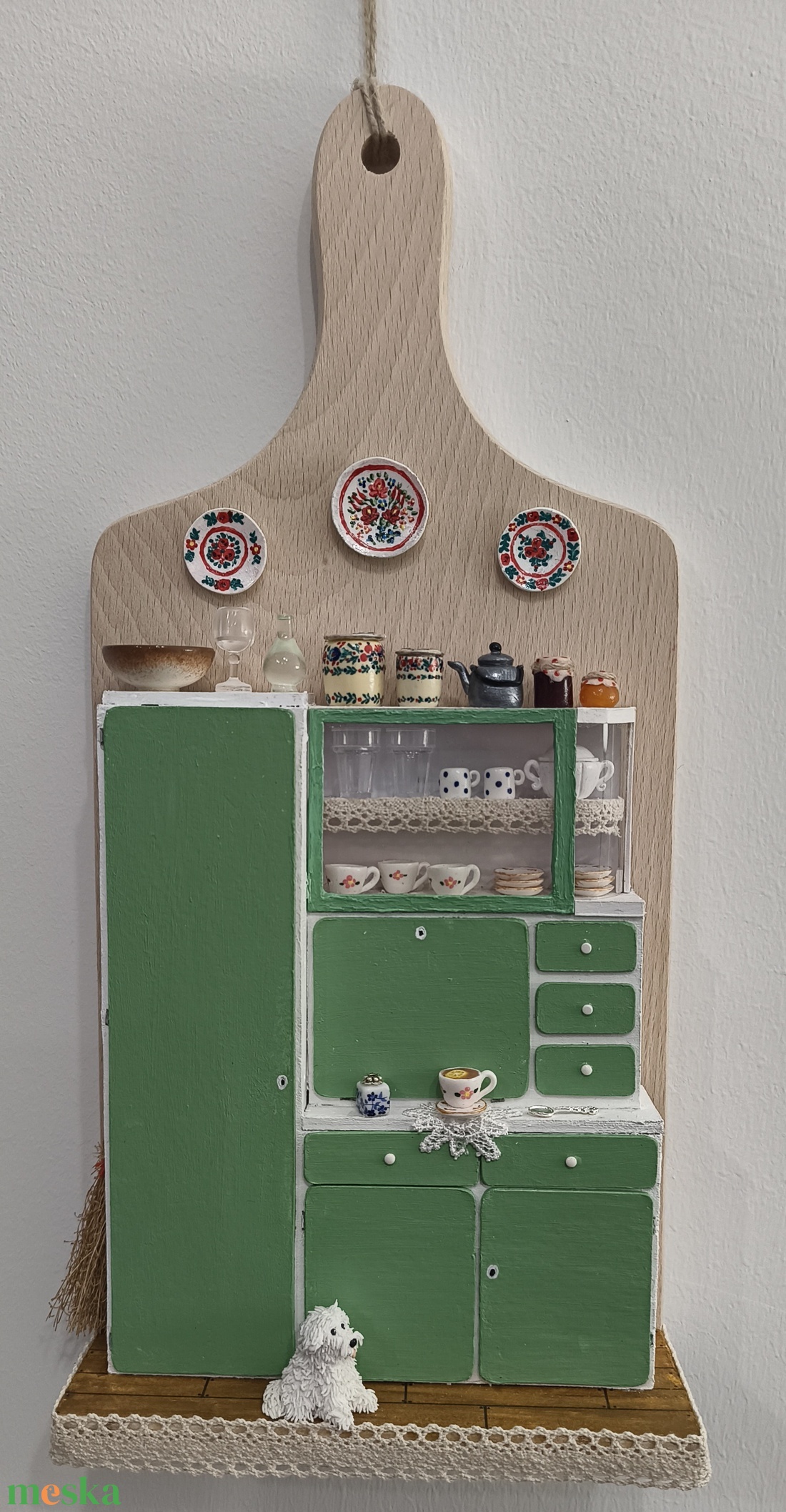 Miniatűr retro konyha - otthon & életmód - dekoráció - dísztárgy - Meska.hu