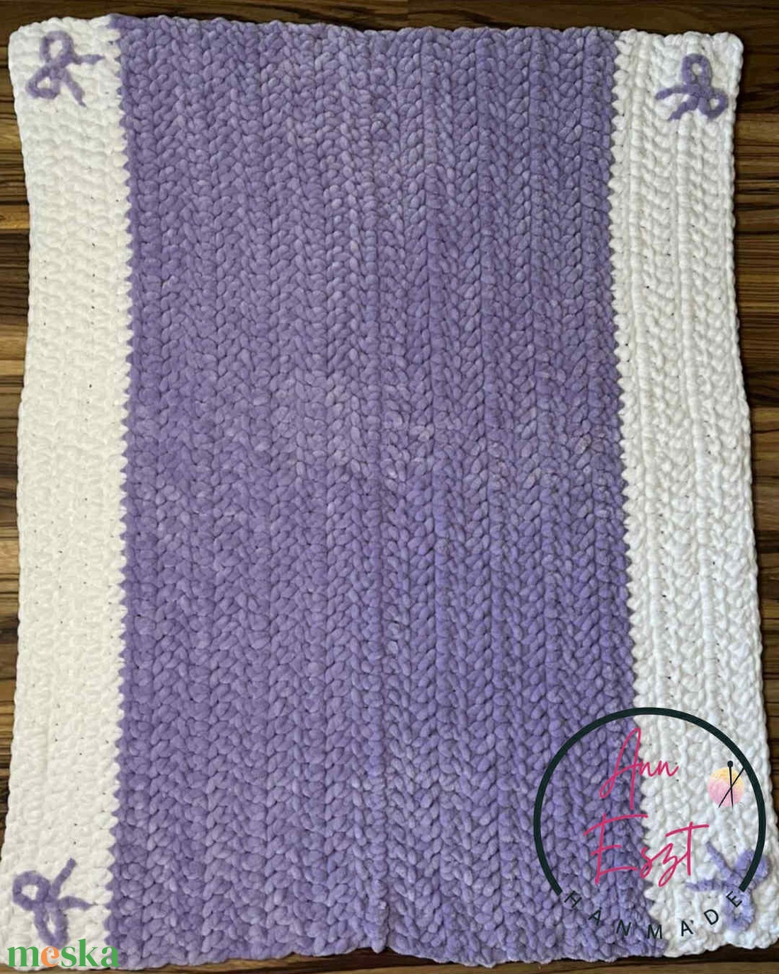  Babatakaró - Lila álom szett, pihe -puha. Egy kis téli varázslat a babaszobában - baba - mama - babaágyneműk - babatakaró, gyerek pléd - Meska.hu