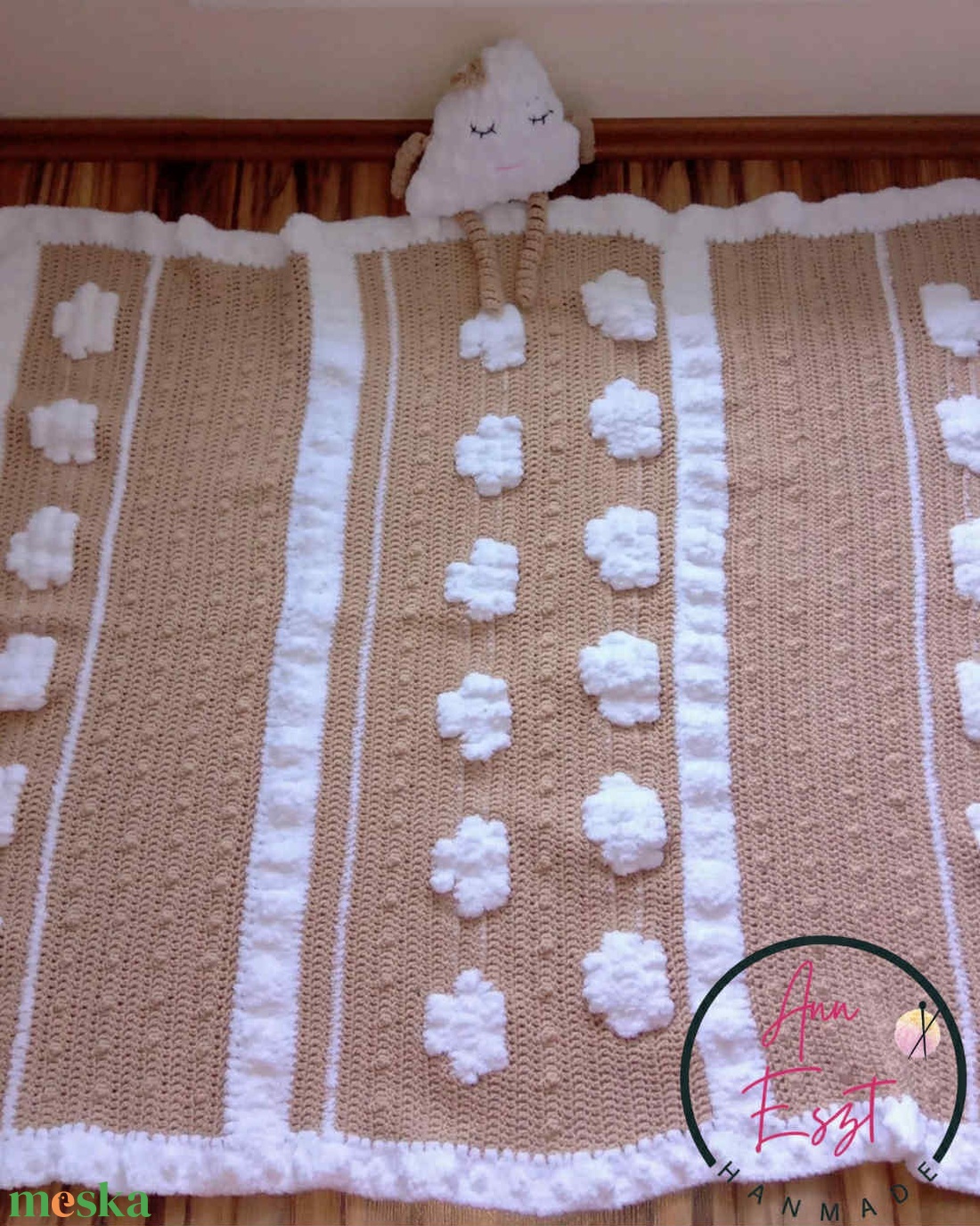  Babatakaró - Álomfelhó szett  - baba - mama - babaágyneműk - babatakaró, gyerek pléd - Meska.hu