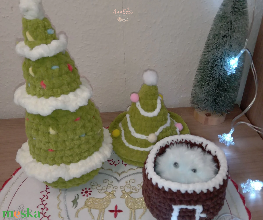 Karácsonyi horgolt játék  - játék & sport - plüssállat & játékfigura - más figura - Meska.hu