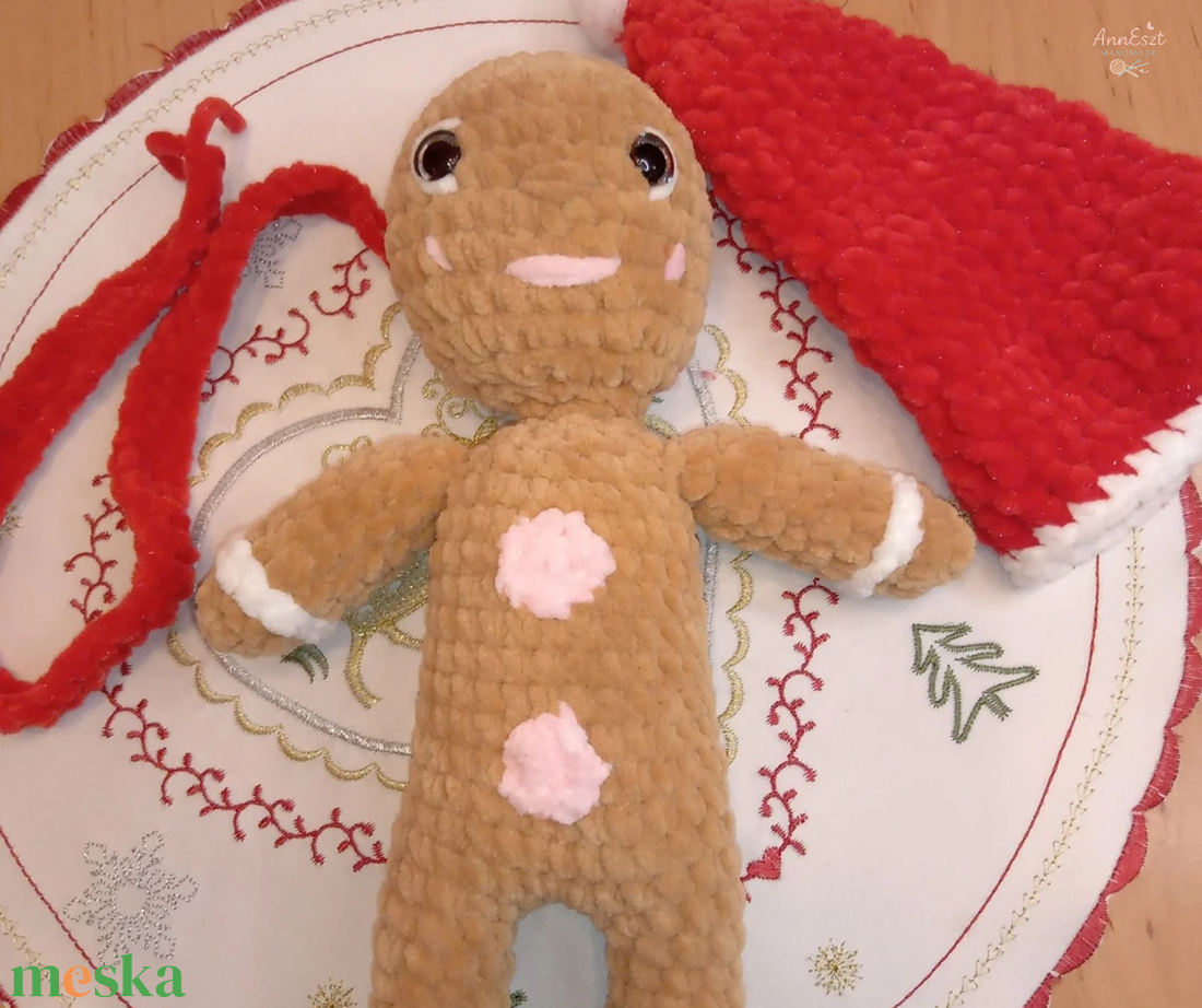 Mézi horgolt baba  - játék & sport - baba & babaház - öltöztethető baba - Meska.hu