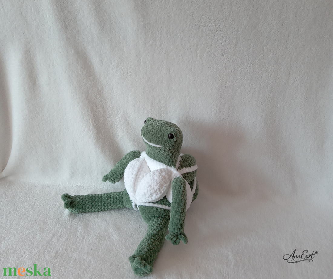 Puzzle horgolt amigurumi -Békuri-fejlesztő játék - baba - mama - baba játékok - mozgásfejlesztő játékok - Meska.hu