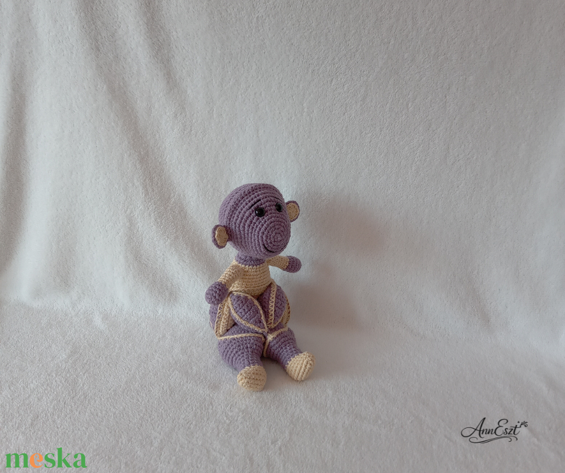 Puzzle horgolt amigurumi -Mákó -fejlesztő játék - baba - mama - baba játékok - mozgásfejlesztő játékok - Meska.hu