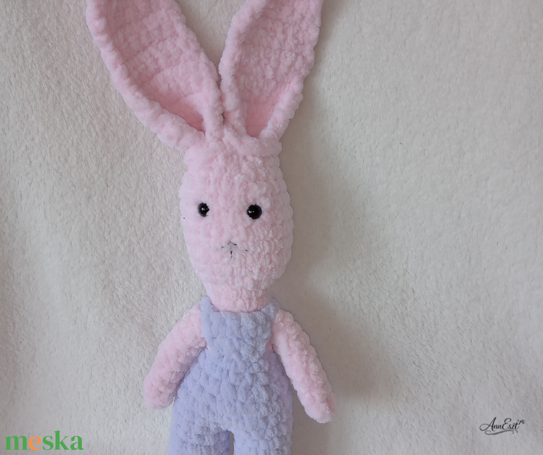 Lara pihe puha nyuszi - baba - mama - baba játékok - szundikendő, alvóka - Meska.hu