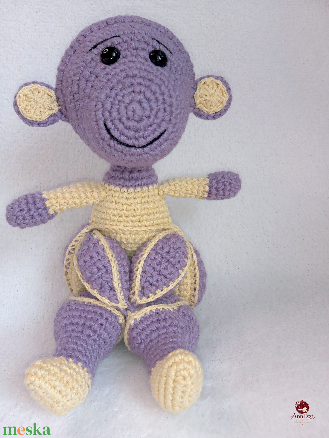 Puzzle horgolt amigurumi -Mákó -fejlesztő játék - baba - mama - baba játékok - mozgásfejlesztő játékok - Meska.hu