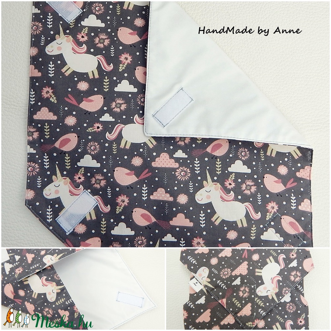 Wrap bag - vízhatlan szalvéta - unikornisok - - Meska.hu Wrap bag - vízhatlan szalvéta - unikornisok - - Meska.hu