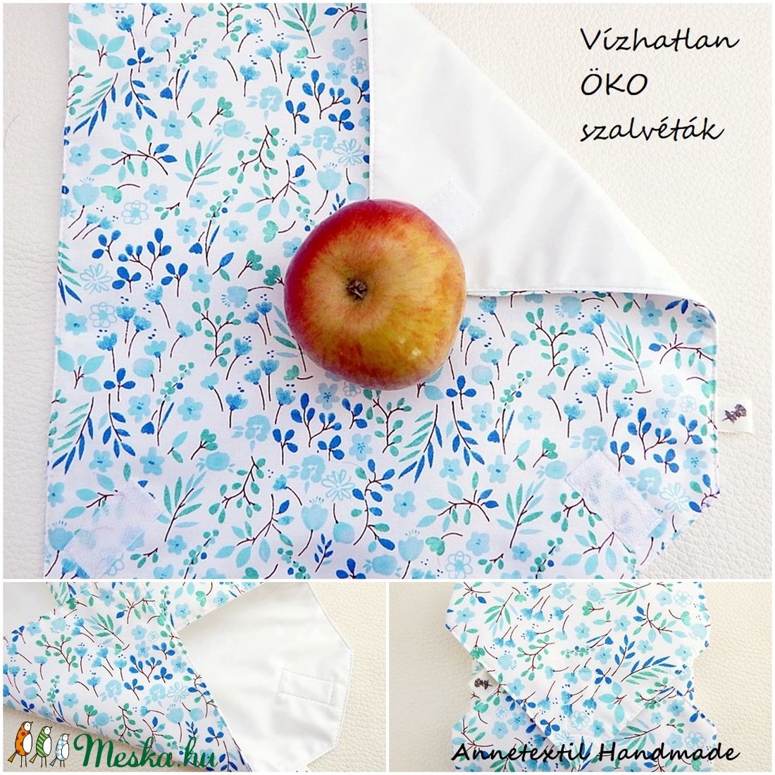 Lunch bag set - vízhatlan uzsonnás zsák és szalvéta - - Meska.hu Lunch bag set - vízhatlan uzsonnás zsák és szalvéta - - Meska.hu