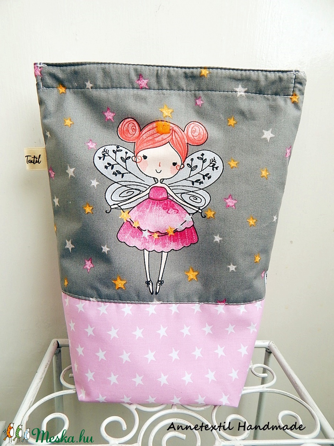 Lunch bag - tündér csillagokkal uzsonnás zsák - táska & tok - uzsonna- & ebéd tartó - ebéd tasak, doboz - Meska.hu Lunch bag - tündér csillagokkal uzsonnás zsák - táska & tok - uzsonna- & ebéd tartó - ebéd tasak, doboz - Meska.hu