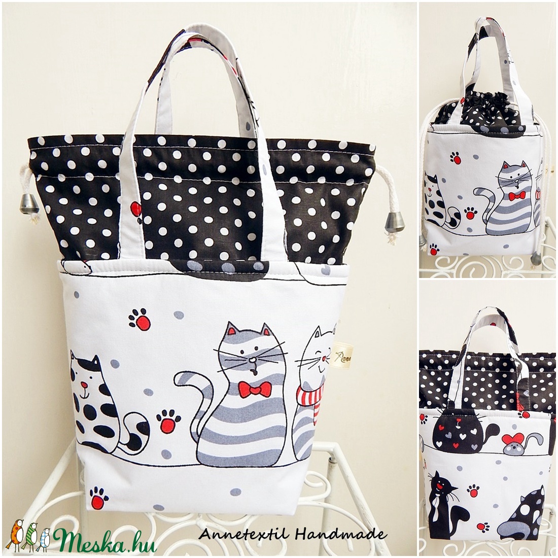 ÖKO Kids bag - cicás uzsonnás táska - táska & tok - uzsonna- & ebéd tartó - Meska.hu ÖKO Kids bag - cicás uzsonnás táska - táska & tok - uzsonna- & ebéd tartó - Meska.hu