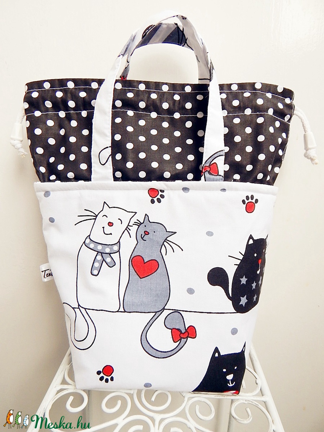 ÖKO Kids bag - cicás uzsonnás táska - táska & tok - uzsonna- & ebéd tartó - Meska.hu ÖKO Kids bag - cicás uzsonnás táska - táska & tok - uzsonna- & ebéd tartó - Meska.hu