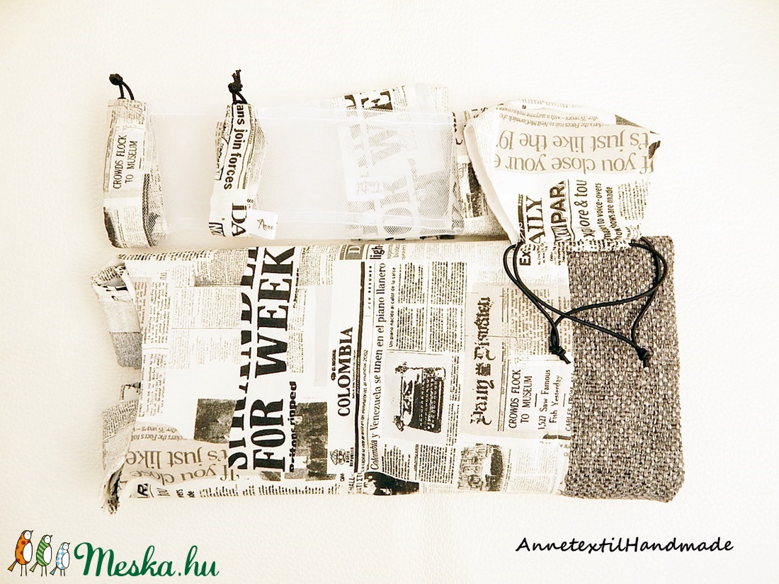 Újság mintás bevásárló szett - táska & tok - bevásárlás & shopper táska - shopper, textiltáska, szatyor - Meska.hu Újság mintás bevásárló szett - táska & tok - bevásárlás & shopper táska - shopper, textiltáska, szatyor - Meska.hu