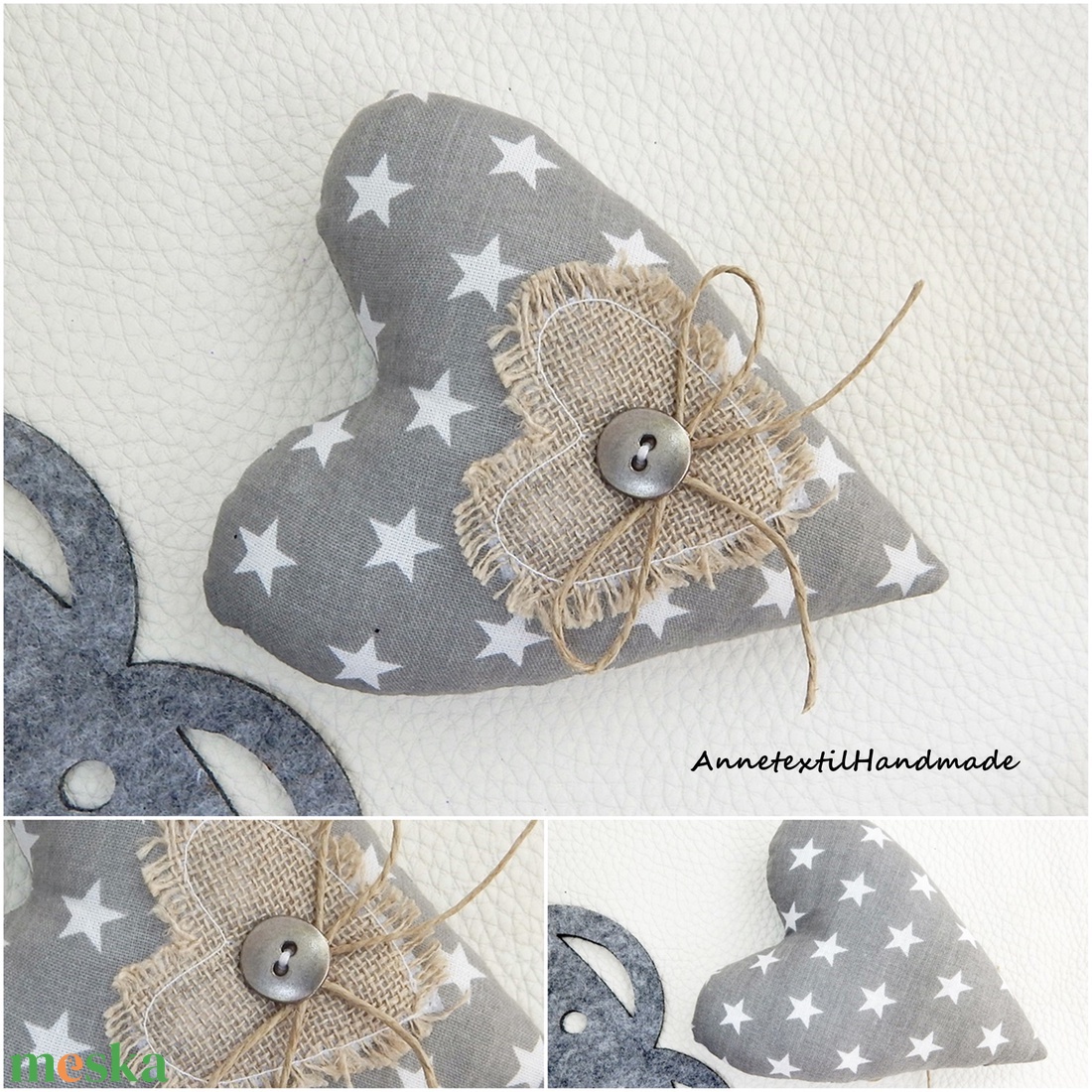 Vintage dekoráció jute heart - karácsony - karácsonyi lakásdekoráció - karácsonyfadíszek - Meska.hu Vintage dekoráció jute heart - karácsony - karácsonyi lakásdekoráció - karácsonyfadíszek - Meska.hu