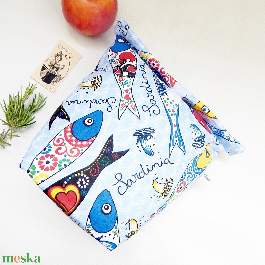 Uzsonnás zsák szardinia mandala mintával Roll-up Lunch Bag zero waste csomagolás - táska & tok - uzsonna- & ebéd tartó - ebéd tasak, doboz - Meska.hu Uzsonnás zsák szardinia mandala mintával Roll-up Lunch Bag zero waste csomagolás - táska & tok - uzsonna- & ebéd tartó - ebéd tasak, doboz - Meska.hu