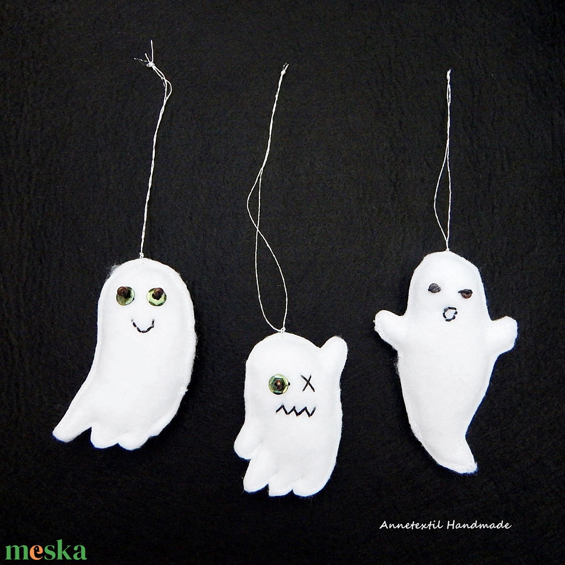 Halloween dekoráció, pici szellemek 3 db-os csomag - otthon & életmód - dekoráció - halloween - halloweeni figurák - Meska.hu Halloween dekoráció, pici szellemek 3 db-os csomag - otthon & életmód - dekoráció - halloween - halloweeni figurák - Meska.hu