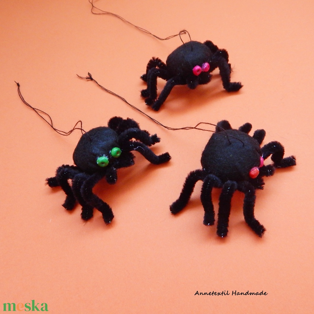 Pókok - Halloween dekoráció - otthon & életmód - dekoráció - halloween - halloweeni figurák - Meska.hu Pókok - Halloween dekoráció - otthon & életmód - dekoráció - halloween - halloweeni figurák - Meska.hu