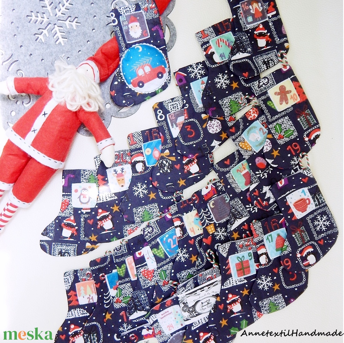 Adventi naptár bélelt csizma szett Calendar 2. - karácsony - adventi díszek - adventi naptár - Meska.hu Adventi naptár bélelt csizma szett Calendar 2. - karácsony - adventi díszek - adventi naptár - Meska.hu