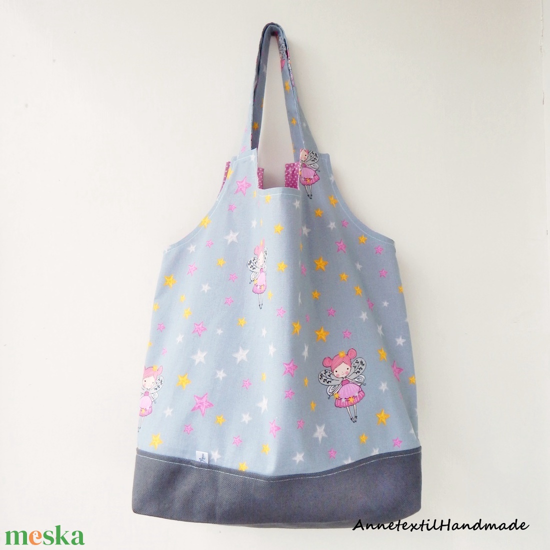 Tündér - nagy méretű öko szatyor - táska & tok - bevásárlás & shopper táska - shopper, textiltáska, szatyor - Meska.hu Tündér - nagy méretű öko szatyor - táska & tok - bevásárlás & shopper táska - shopper, textiltáska, szatyor - Meska.hu