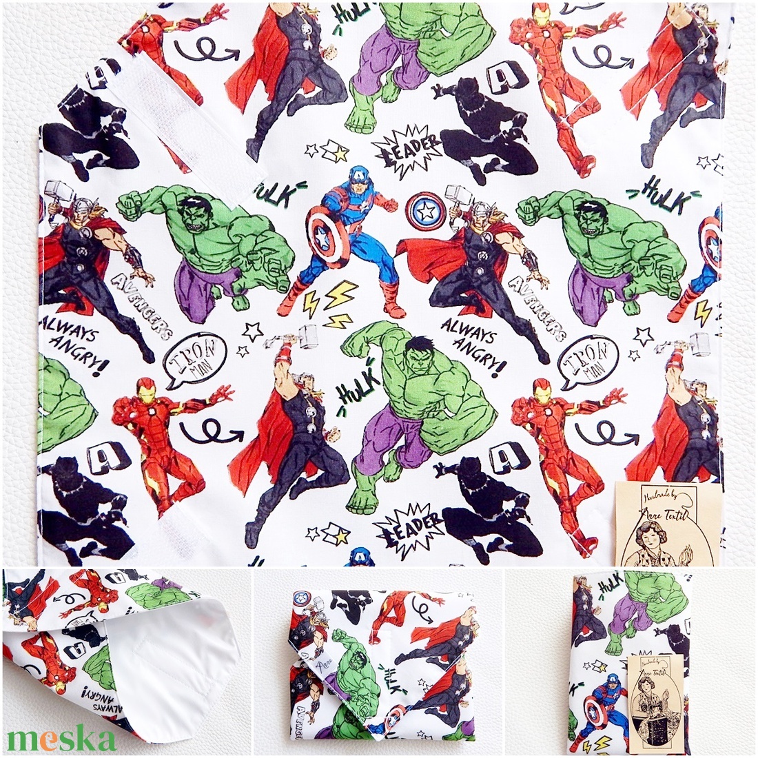 Újraszalvéta fehér alapon Marvel mintás, prémium, vízhatlan csomagoló - otthon & életmód - konyhafelszerelés, tálalás - konyhai textil - szalvéta - Meska.hu Újraszalvéta fehér alapon Marvel mintás, prémium, vízhatlan csomagoló - otthon & életmód - konyhafelszerelés, tálalás - konyhai textil - szalvéta - Meska.hu