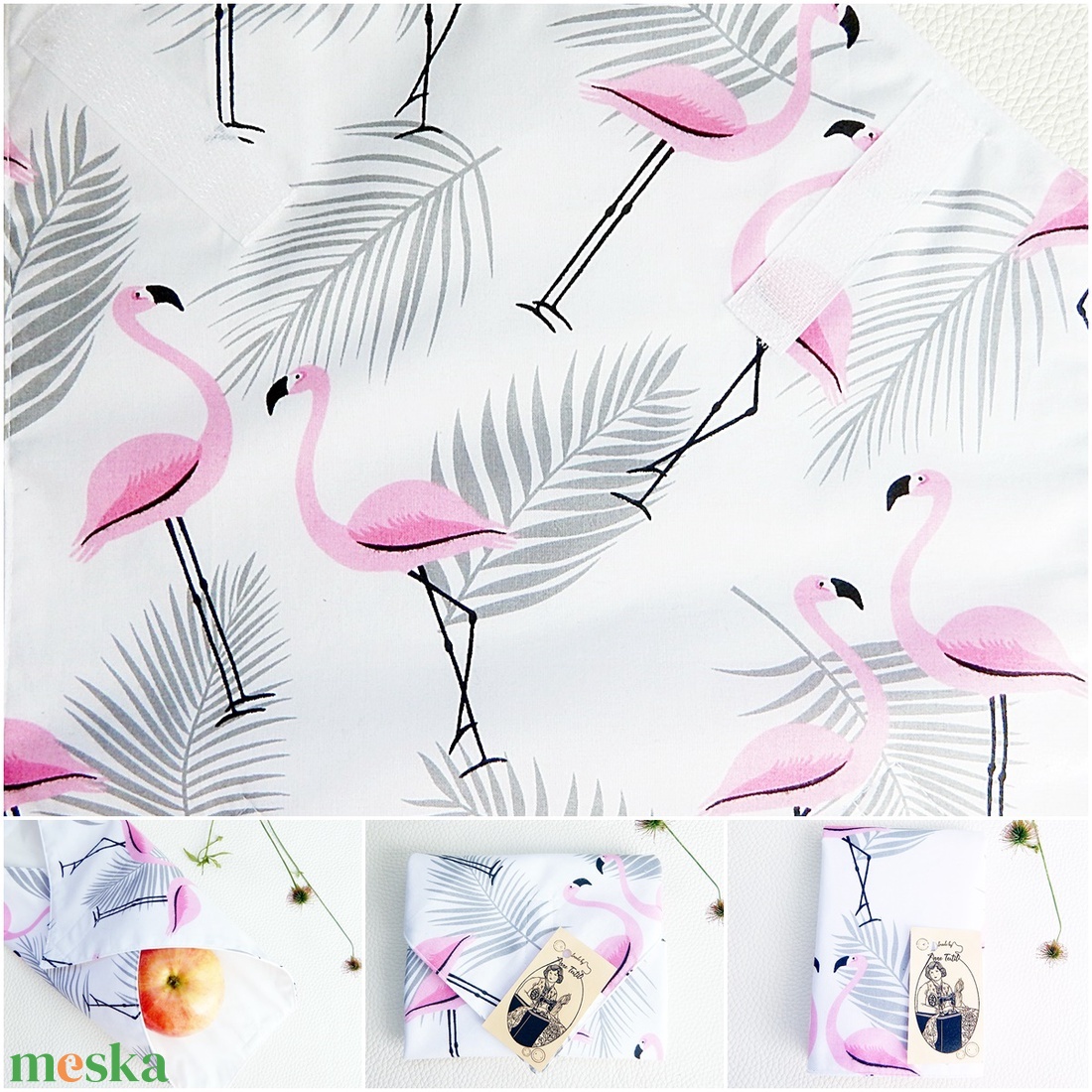Újraszalvéta flamingók, környezettudatos vízhatlan csomagoló - annetextil - táska & tok - uzsonna- & ebéd tartó - szendvics csomagoló - Meska.hu Újraszalvéta flamingók, környezettudatos vízhatlan csomagoló - annetextil - táska & tok - uzsonna- & ebéd tartó - szendvics csomagoló - Meska.hu